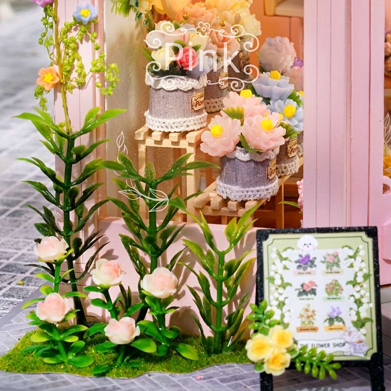 Building Toy Architectural Model Toy Set Items Flourishing Flower Shop  Add   Tools