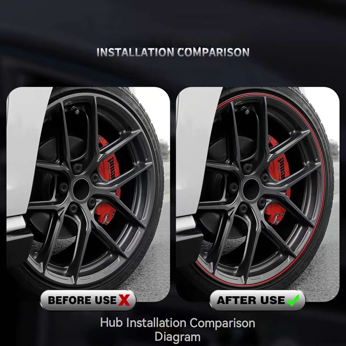 Duty Collision Car Wheel Rim Heavy Anti Scratch Abs Protector Resistant Impact