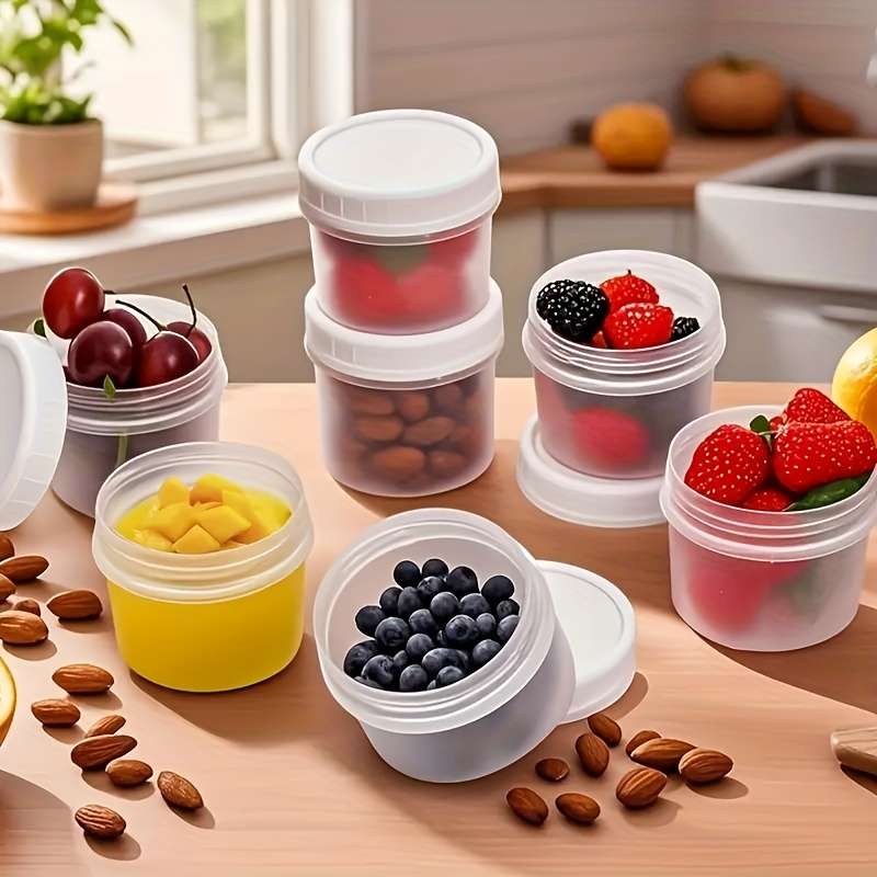 Sealed Jar Model 120Ml Quantity5Pcs Box5Pcs White Lid