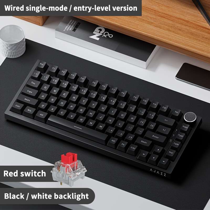 AJAZZ Wired Full-Key Hot-Swappable Keyboard