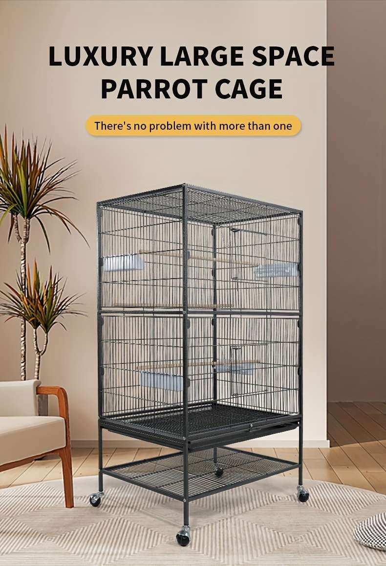 Birdcage Size 52 Inches  79*52*131 5Cm