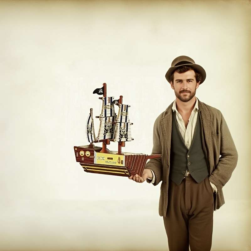 3D Jigsaw Puzzle Model Ship