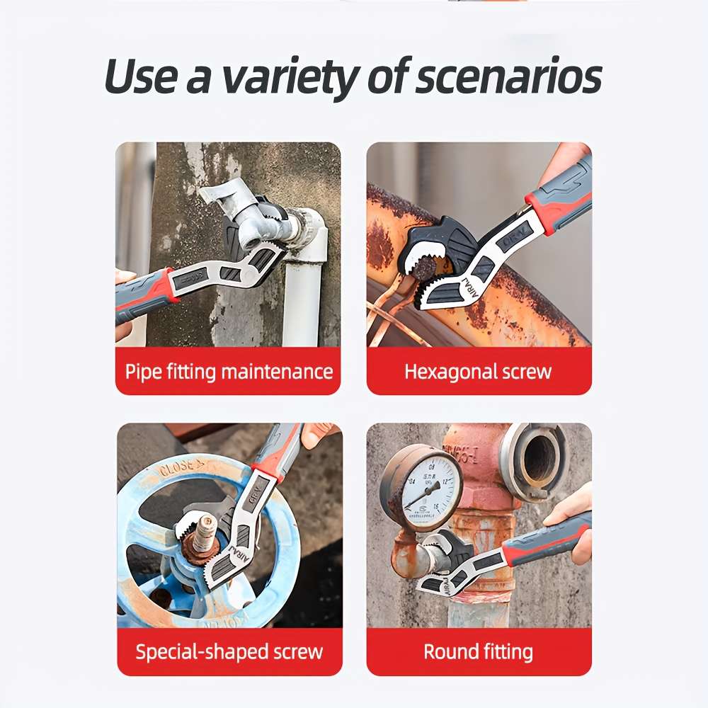 Self-Locking Multi-Function Wrench