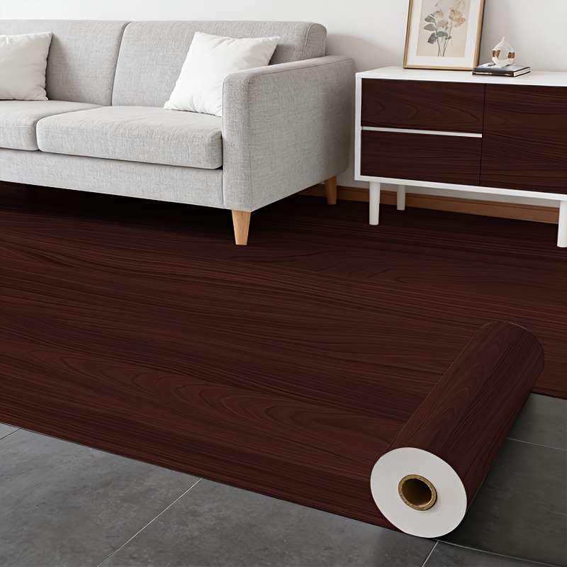 Self Adhesive Mahogany Grain Floor Sticker 60cm x 3m