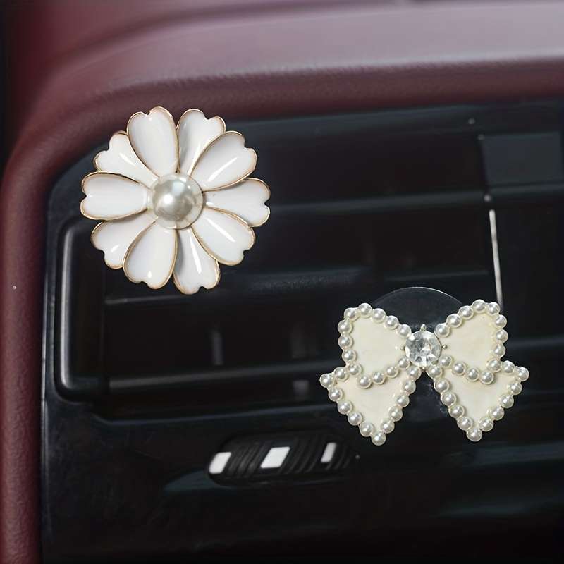 Car Interior Decor  2Pcs Pink