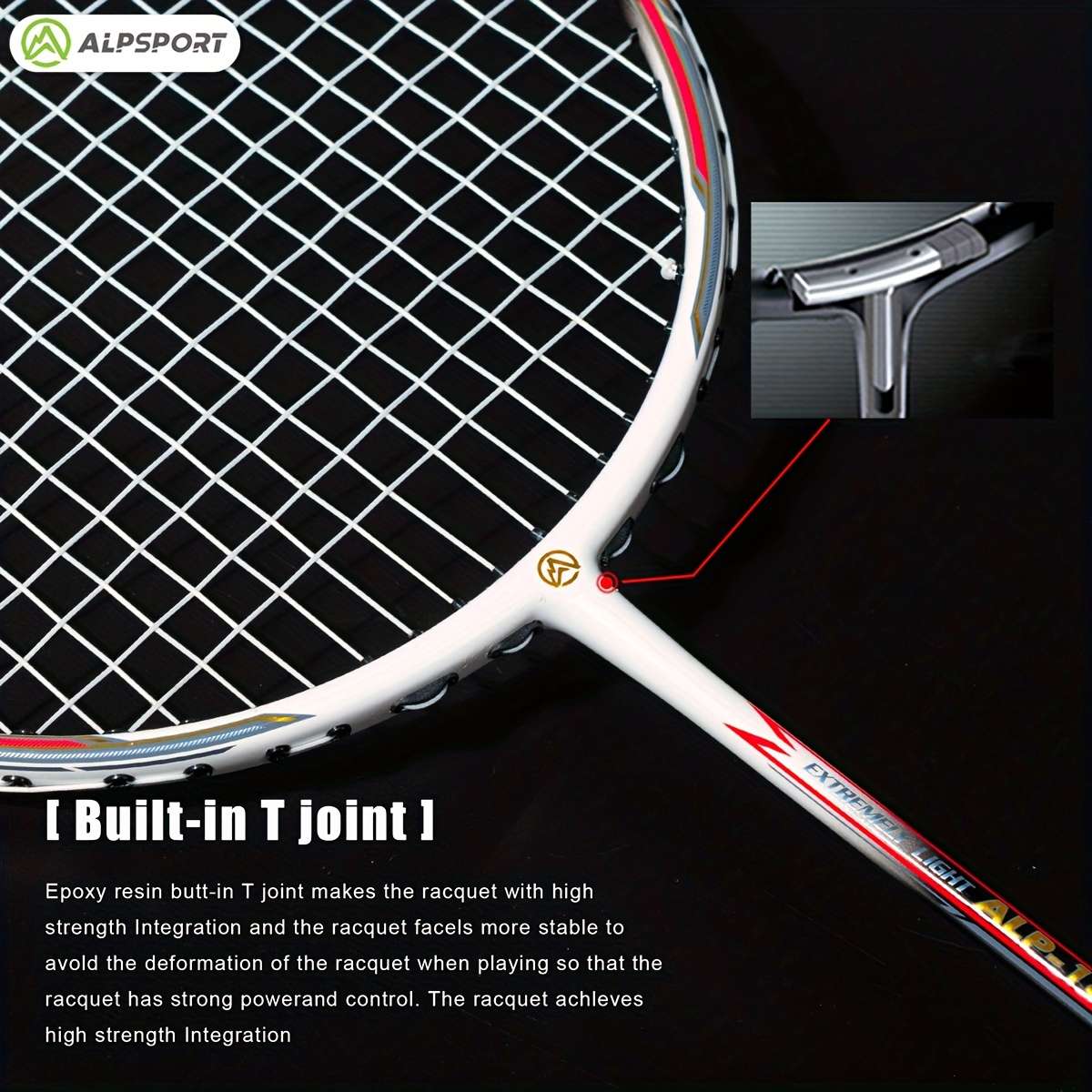 Badminton Racket Color 2Pcs Redpu Bag