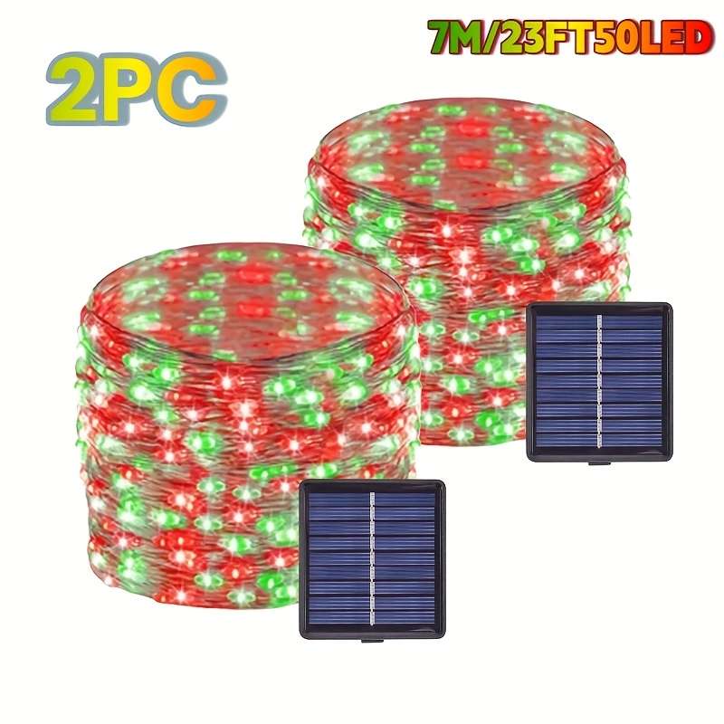 String Lights Color Red Green Size2Pc7M50Led