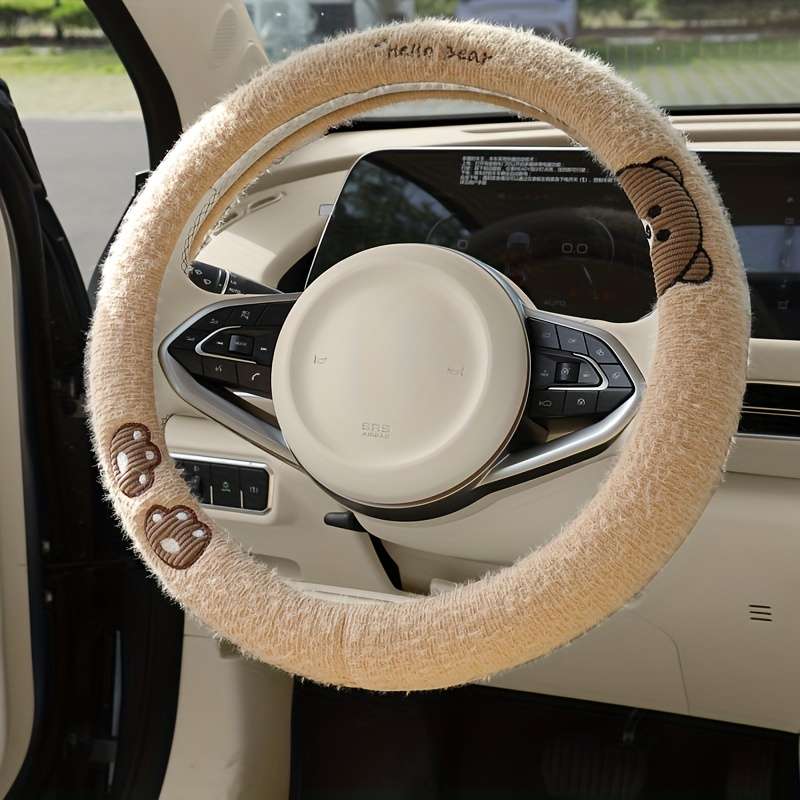 Car Steering Wheel Cover Sakura Pink
