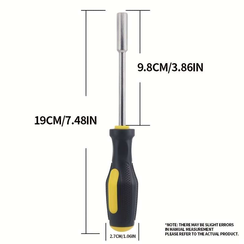 Screwdriver Bit Tool Set Color Yellow Items Hexagon Socket Screwdriver