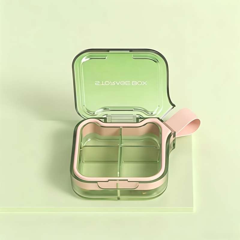 Antibacterial Box Mint Green 7 Grids