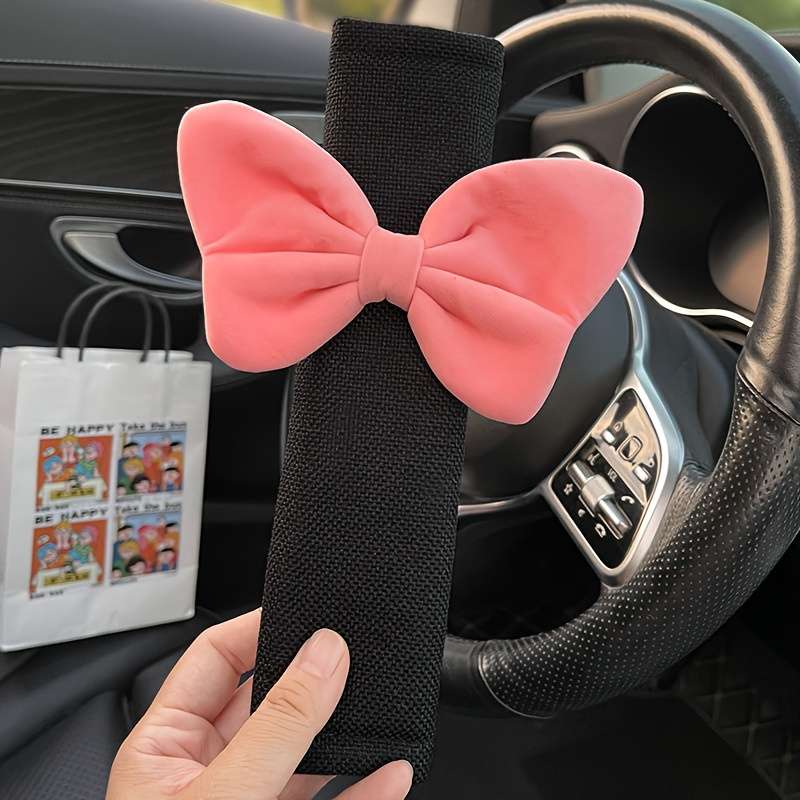 Car Seat Belt Covers 2Pcs Pink B