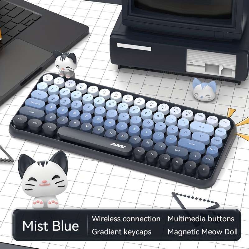 Keyboard Color 308I Milk Gray Meow