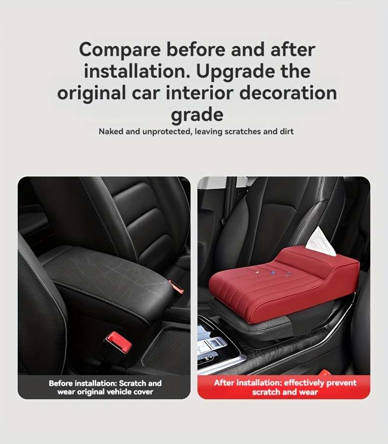 Car Tissue Box Color Bright Red