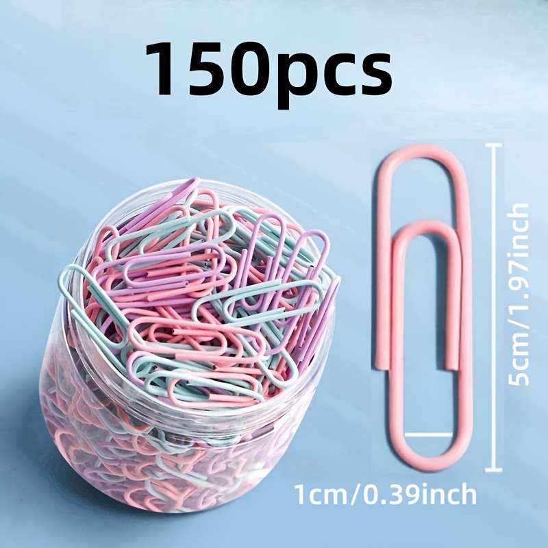 Clip 29Mm Color Paper Clip Quantity 150Pcs