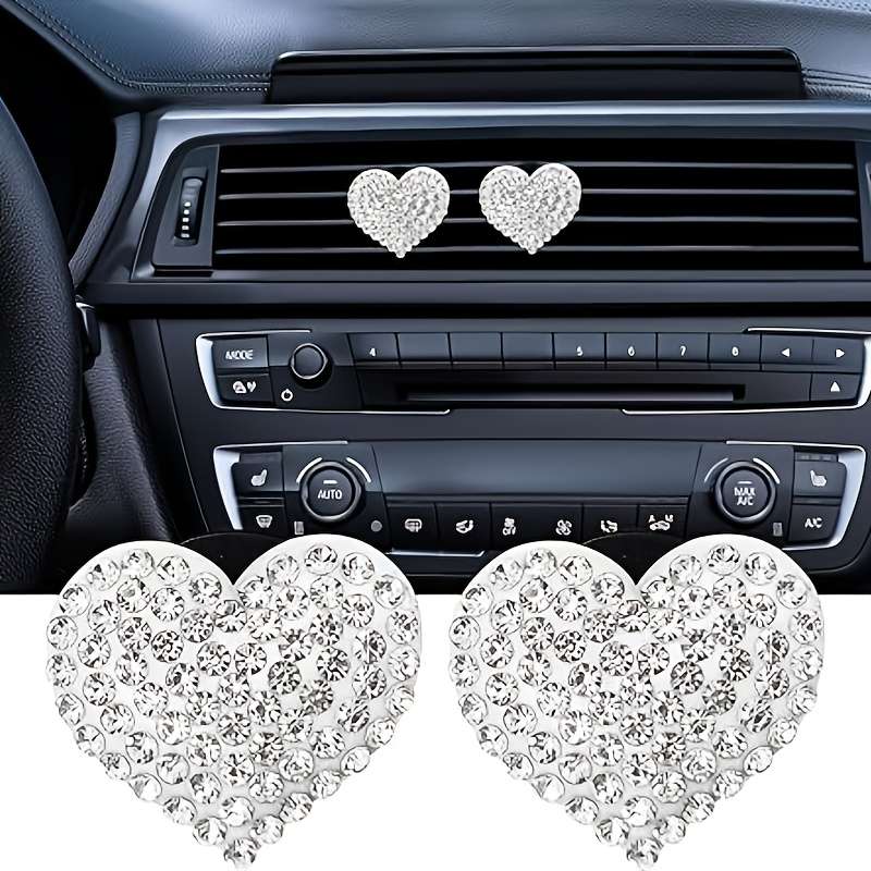 Car Interior Decor 2Pcscolor White