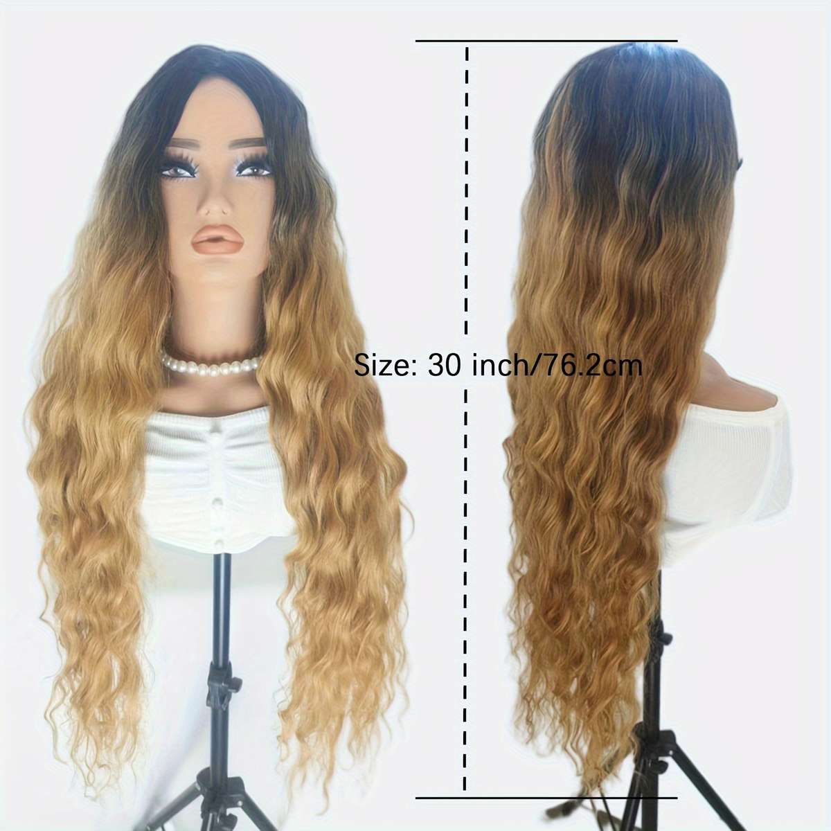 Women S Wigs Rust Hair Length76.2Cm