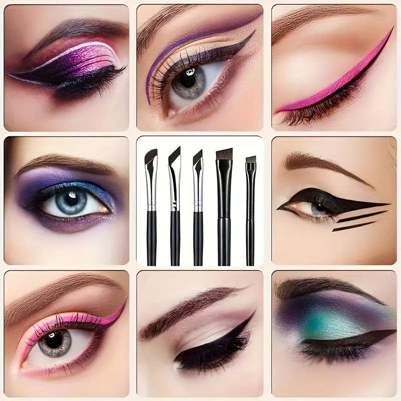 Makeup Brush Set Color Black 7Pack