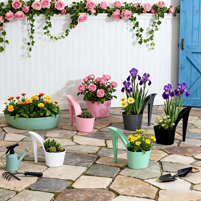 Flowerpotstyle 2  Pccolor White
