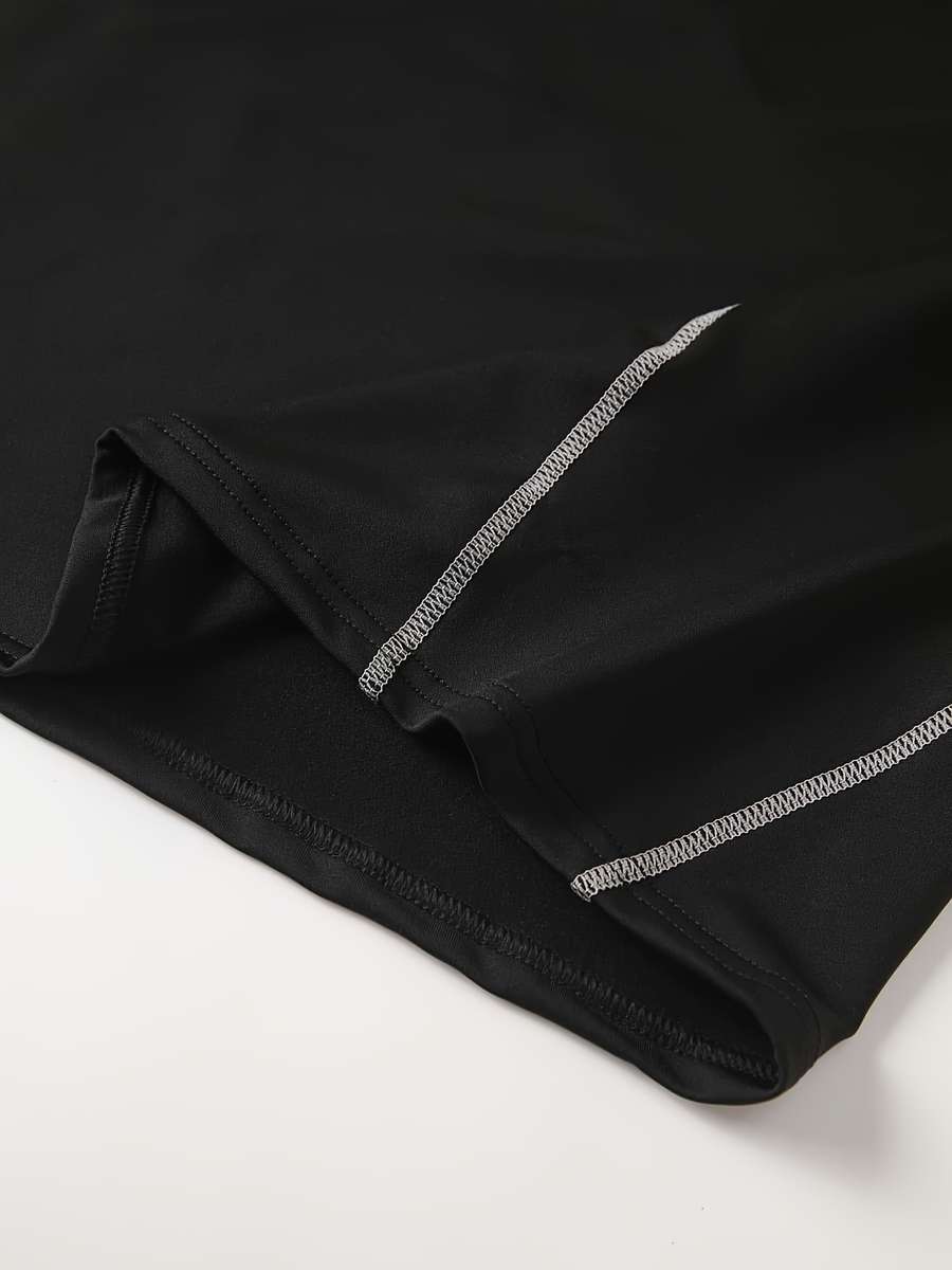 Thermal Underwear Color Black Blue Line Sizel