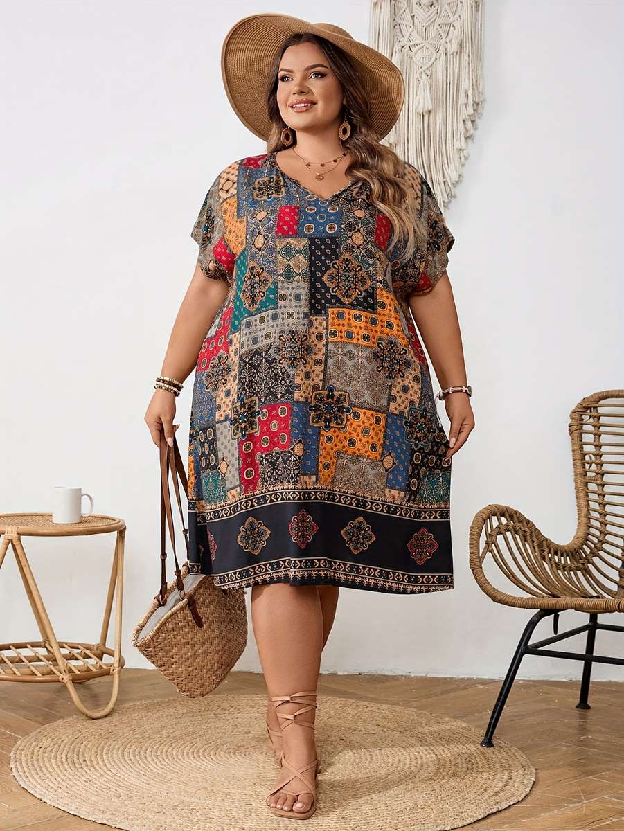 Women S Dress Color Olive Brown Size 5Xl