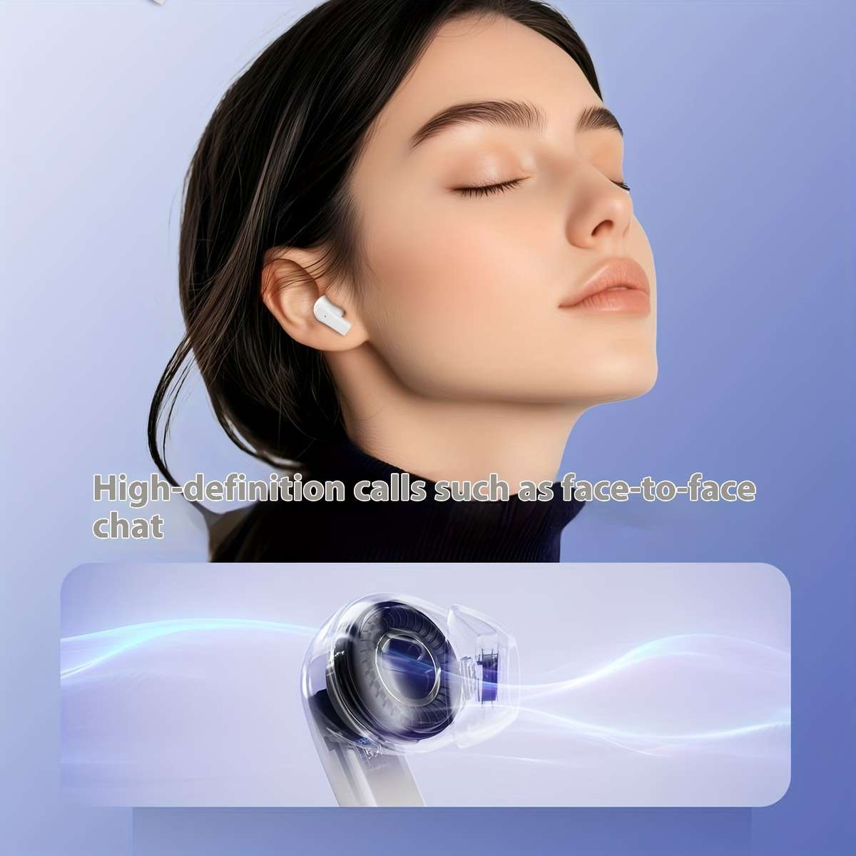 Rechargeable Wireless Earbuds Headphones Headset