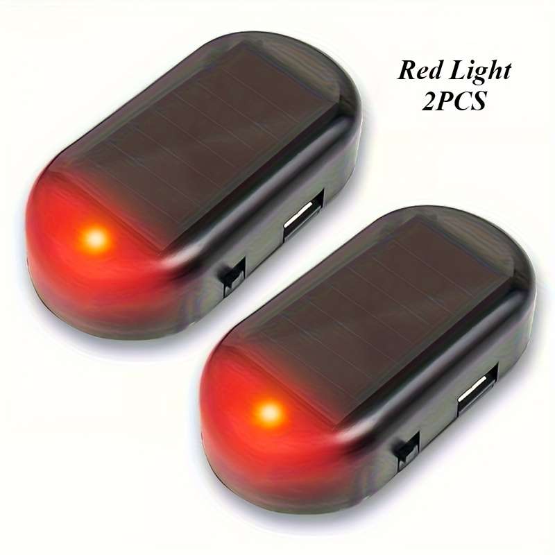 Solar Emergency Lights Color Red Light Quantity2Pcs