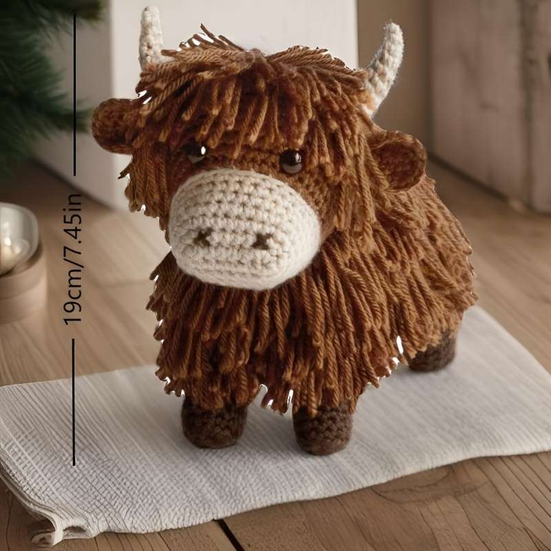 Plush Toyss Style Highland Cattle