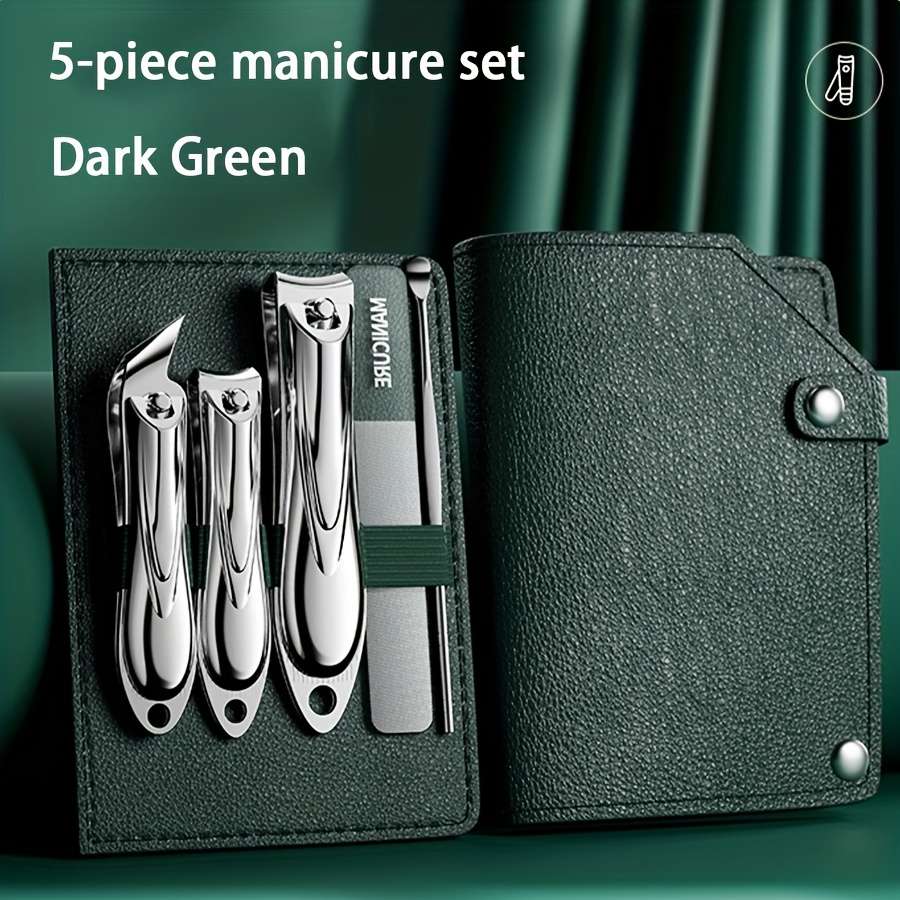 5Piece Stainless Steel Nail Clipper Set