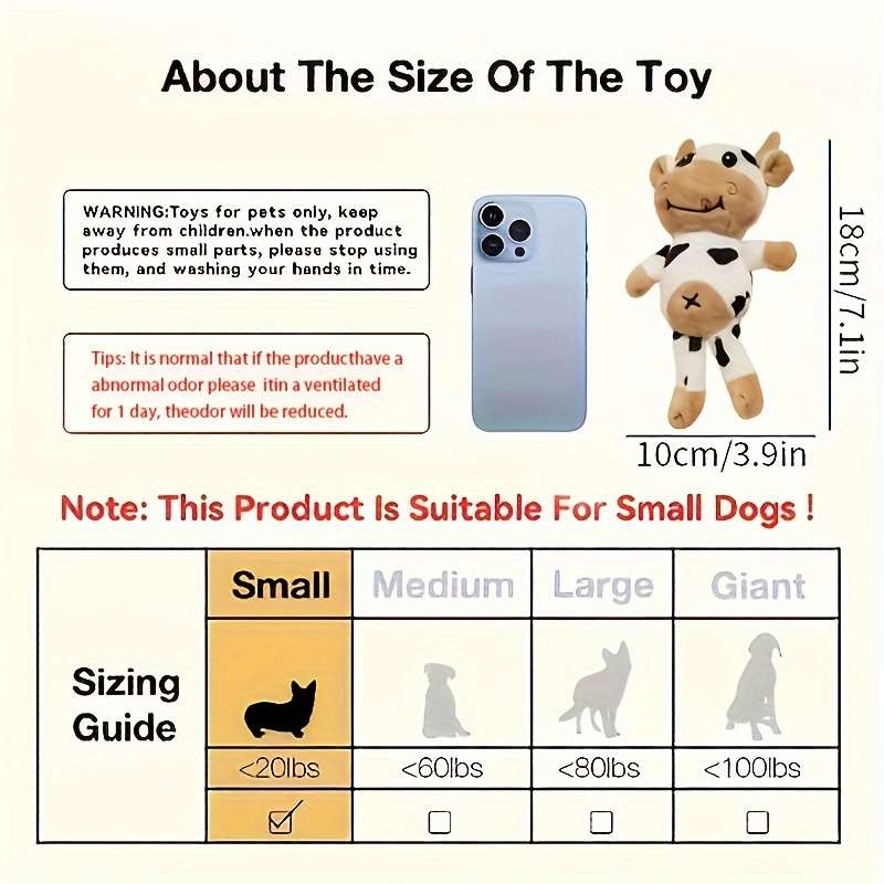 Plush Toyss size 7 x 4in