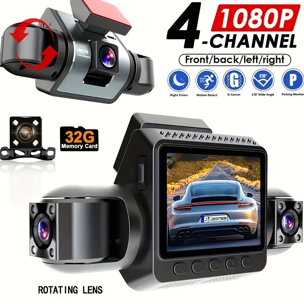 Dashcam Style New 4 Record Comes With A 32Gb Card