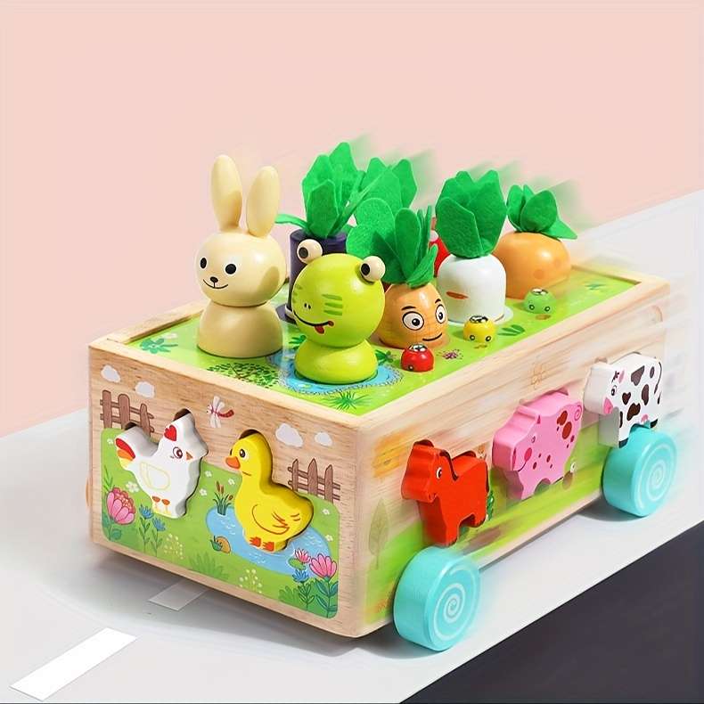 Childrens Toys Style Happy Farm Animal Car