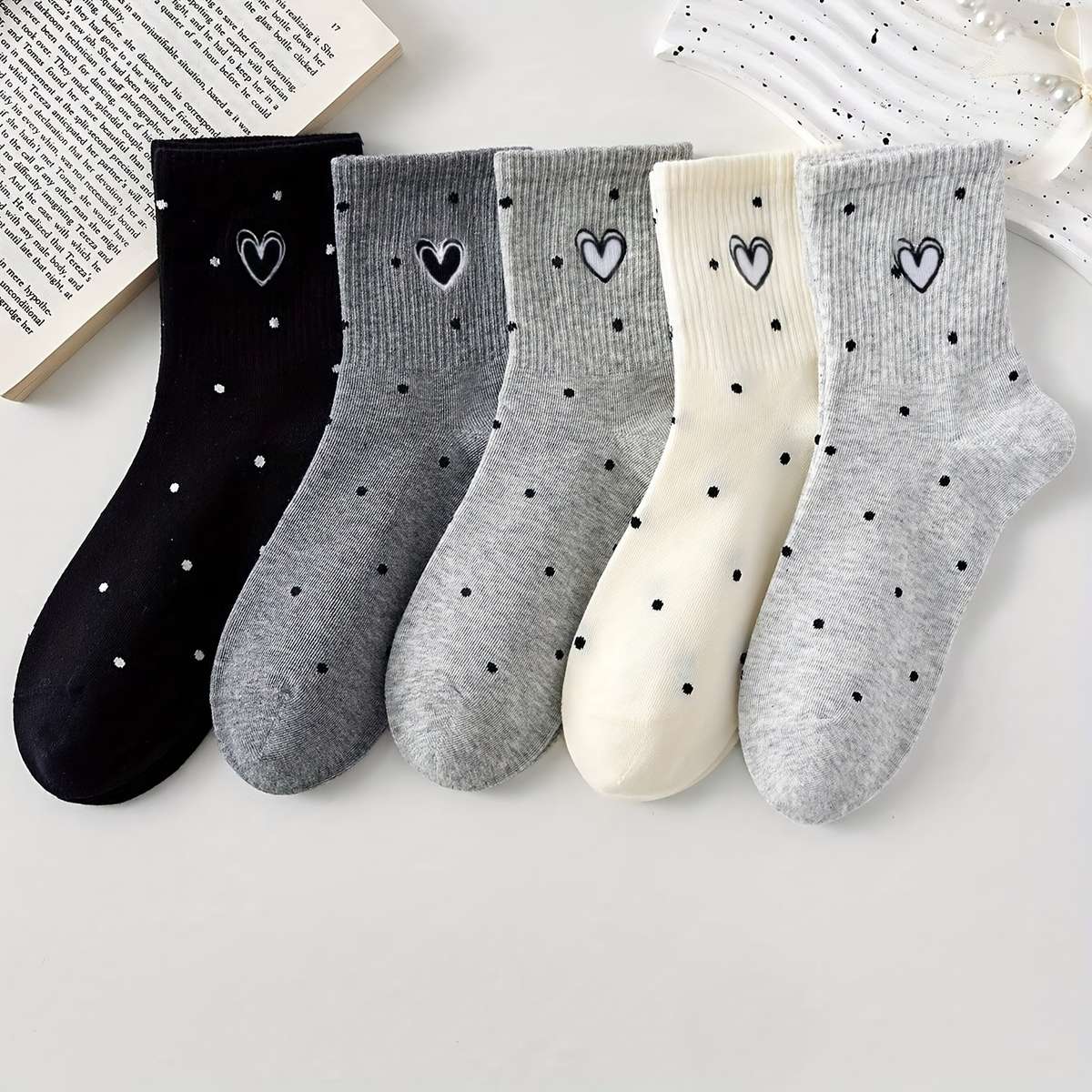 Women S Socks Color Mixed Color5 Pairs Size Onesize
