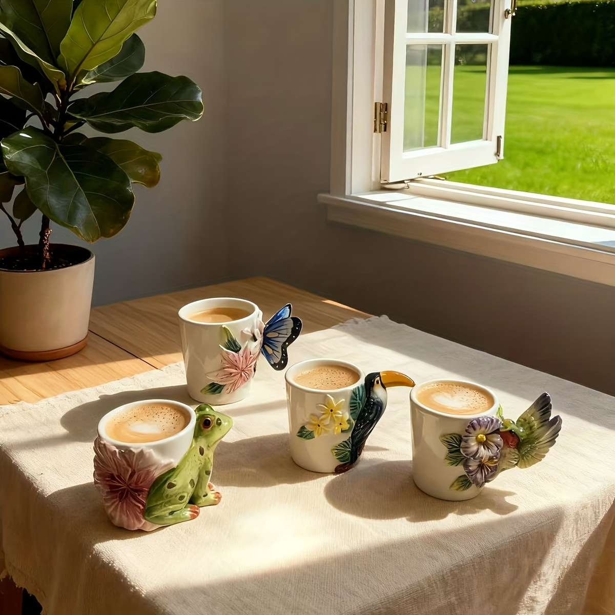 Water Cup Model Frog Set 2
