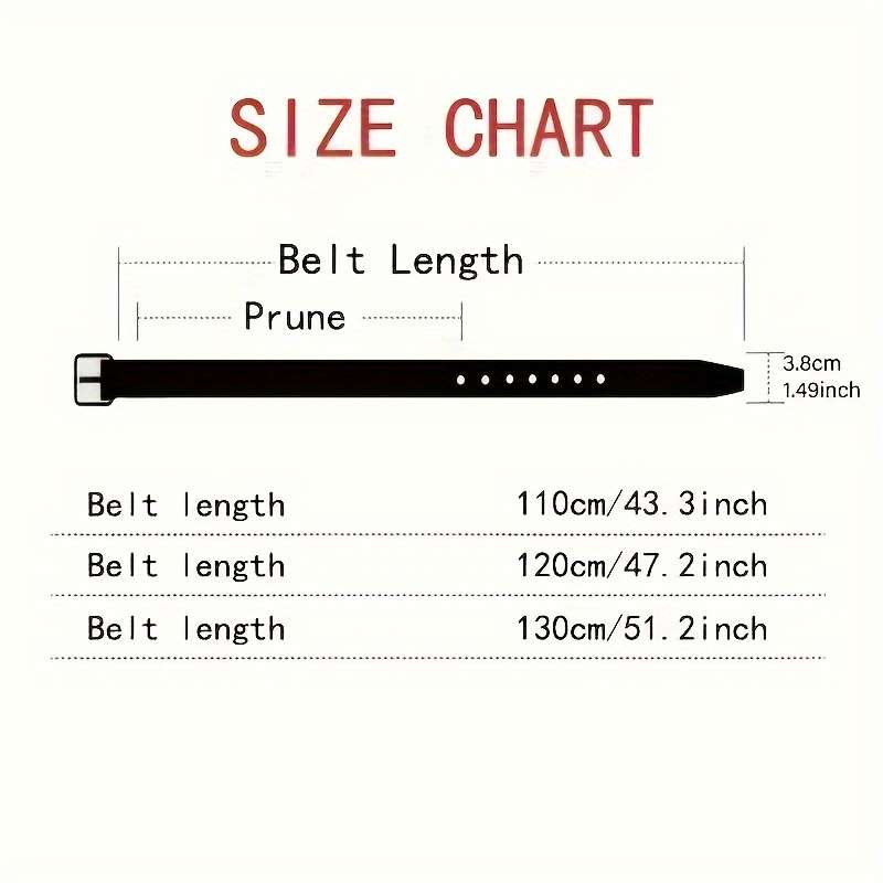 Belt Color Black A Size 110Cm