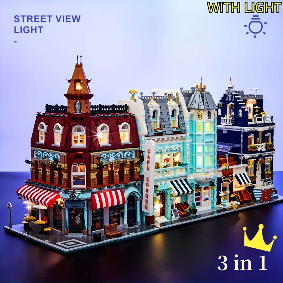 Building Toy Architectural Model Toy Set Quantity 2225Pcs