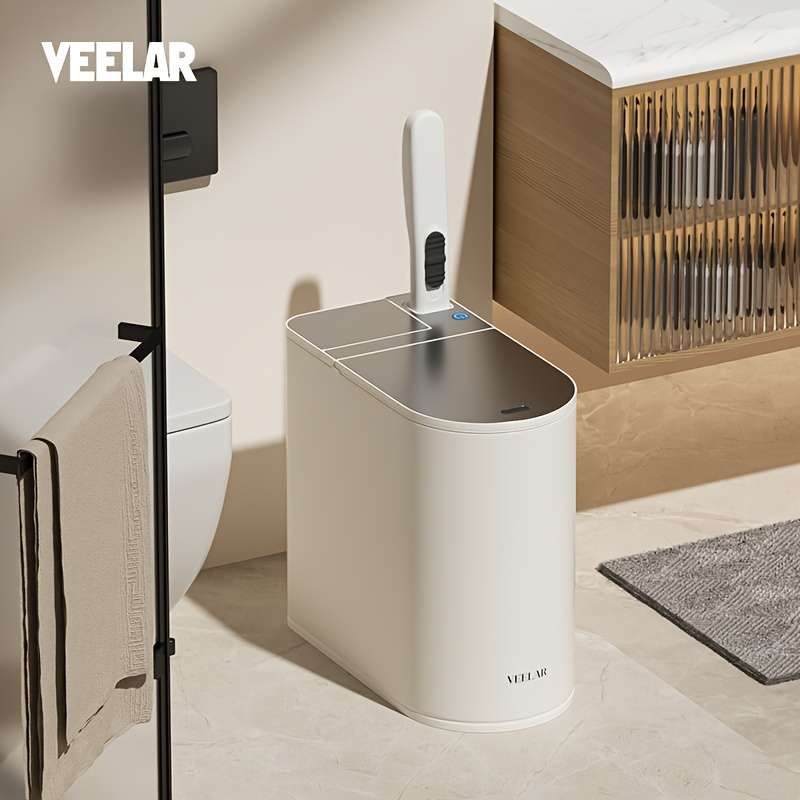 Garbage Can Items Volcanic Grey 7L1.85 Gallon Styleintegrated Design