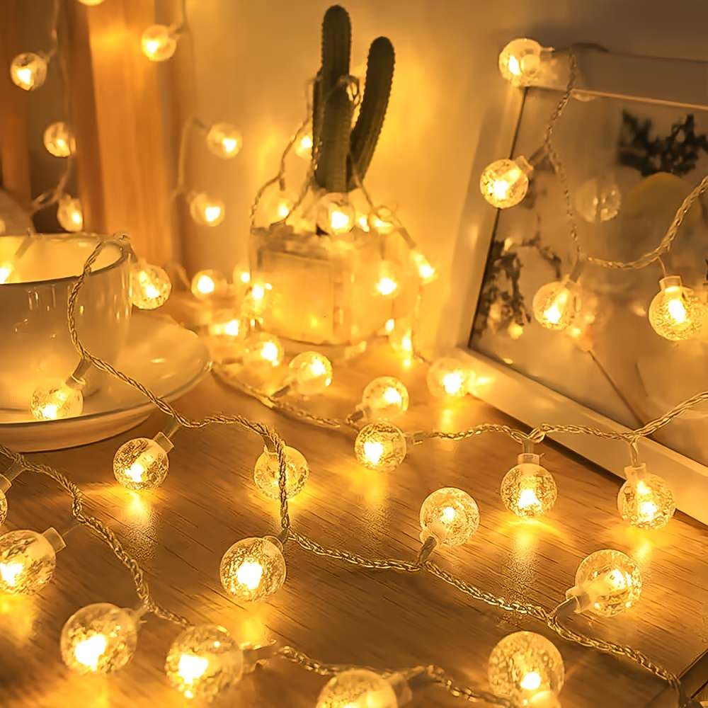 String Lights Color Warm White Size3M 9.84Ft. 20 Lights