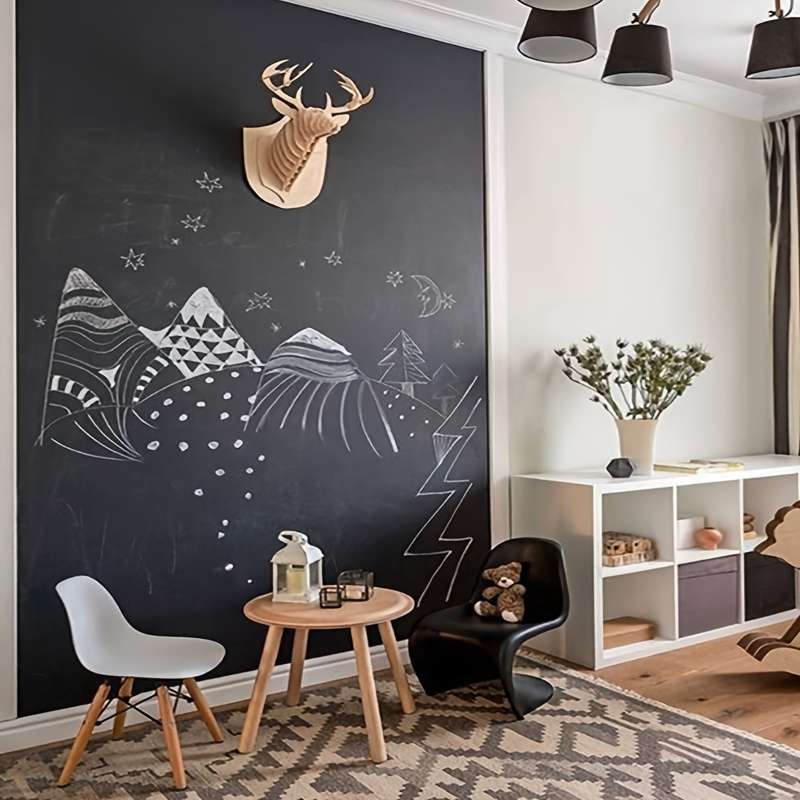 6PCS Vintage Oil Resistant Bohemian Style Mirror Acrylic Wall Stickers Self