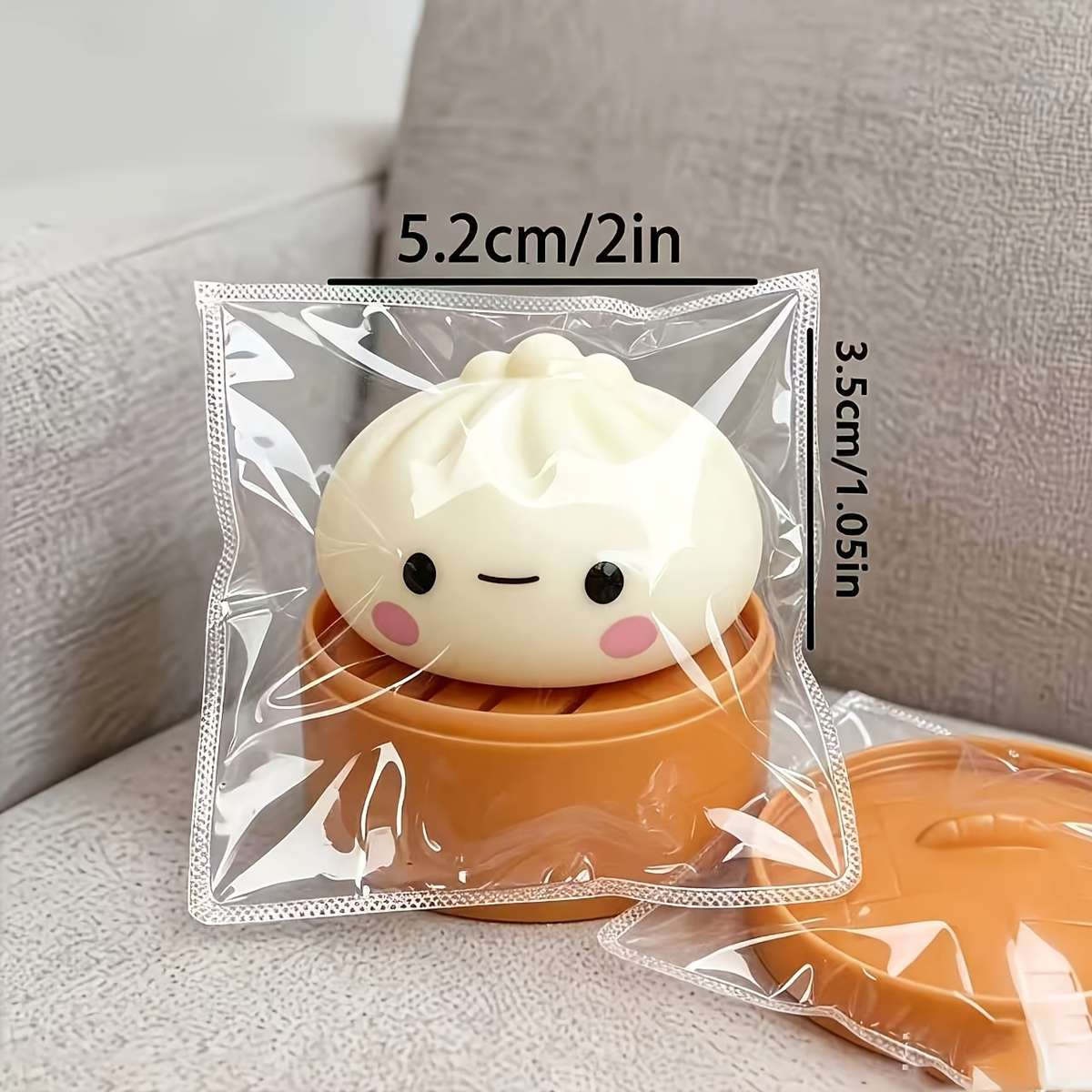Squeezable Toys Flavors 4Pcs Set Butter Stick Square Cheese Triangle Cheese Steamed Bun