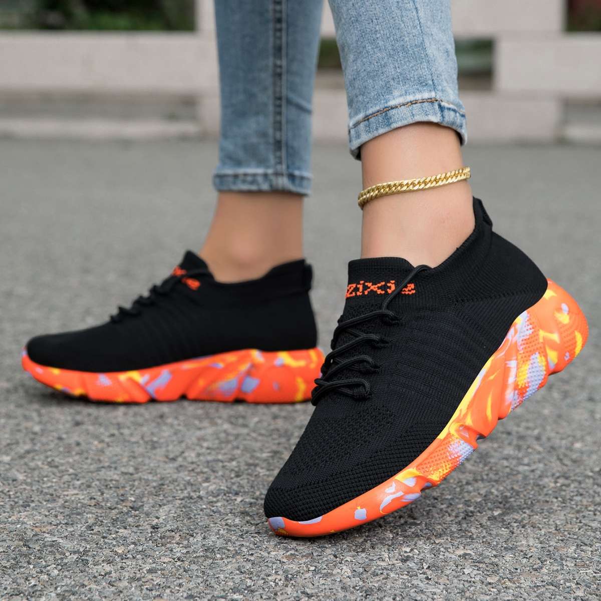 Women S Sneakers Color 7022 White Black Sizeuk 7