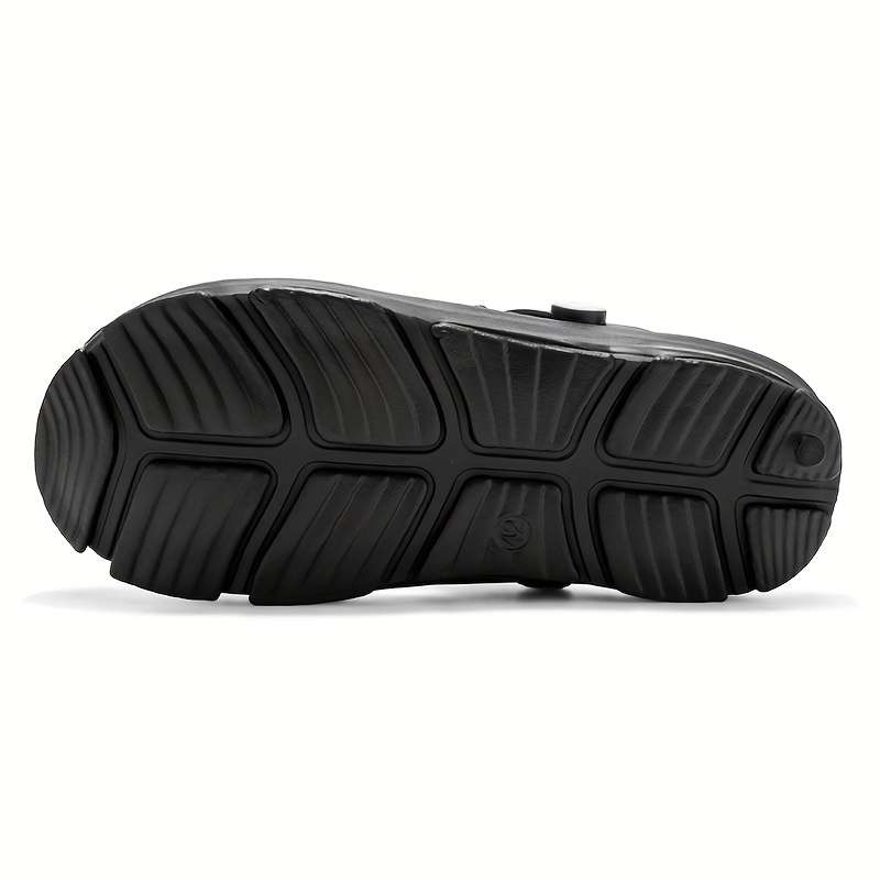 Men Slippers Summer Style Black Size Uk 7
