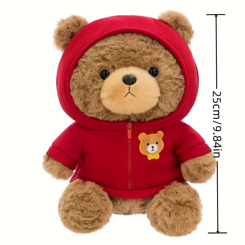 Plush Toys Items Yellow Sweatshirt Bear