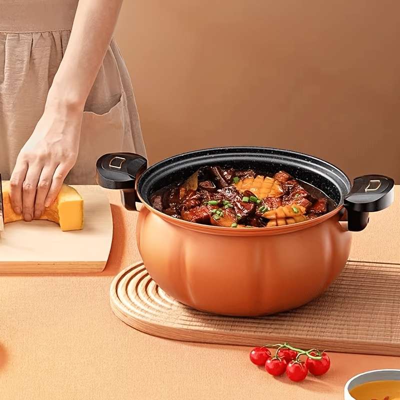 Luxury Liter Soup Pot With Large Capacity Dining Room 28Cm