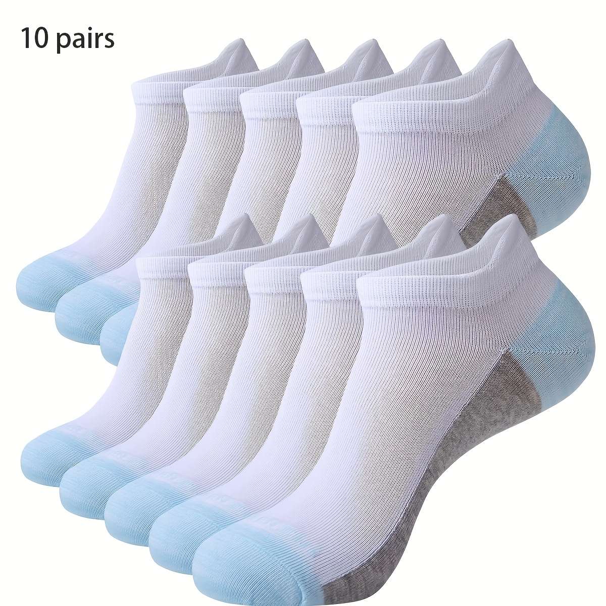 Women S Socks Color Light Blue 10 Pairs Size Onesize