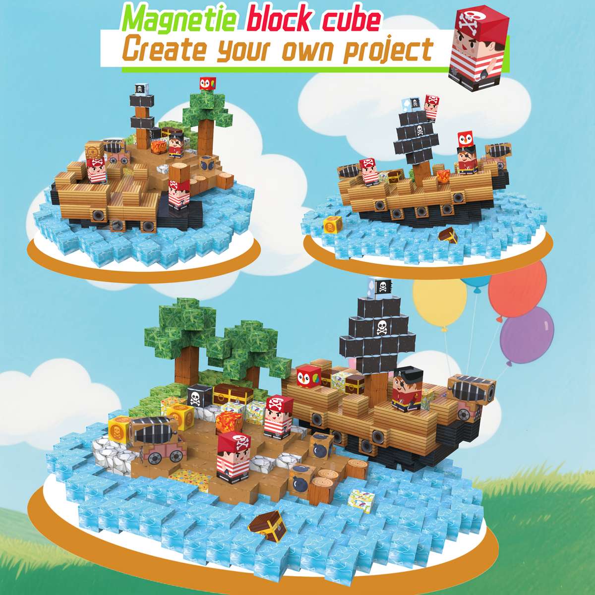 3D Jigsaw Puzzle Model Ship Quantity 54Pcs