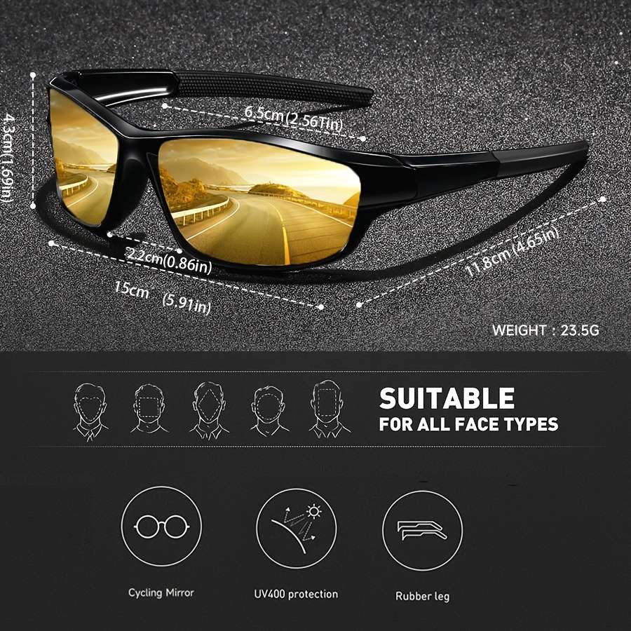 Cycling Glasses Color Nightvision