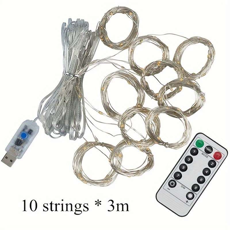 String Lights Color White Light Size298.7Cm   198.12Cm 200Led