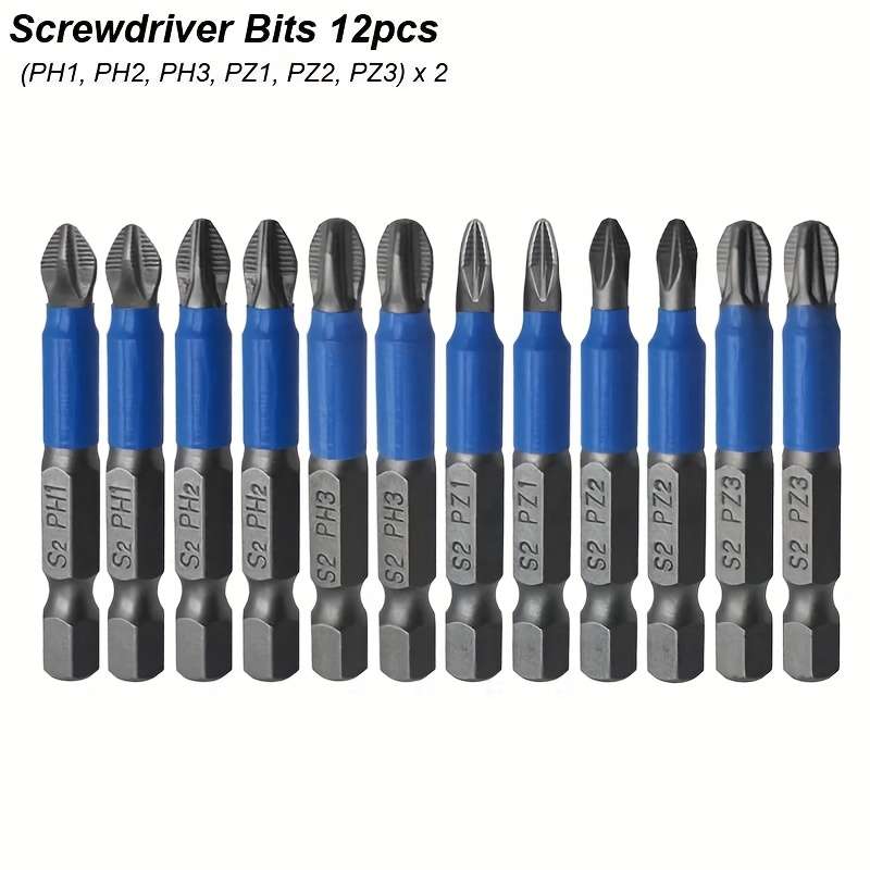 Screwdriver Bit Tool Set Quantity 12 Pieces