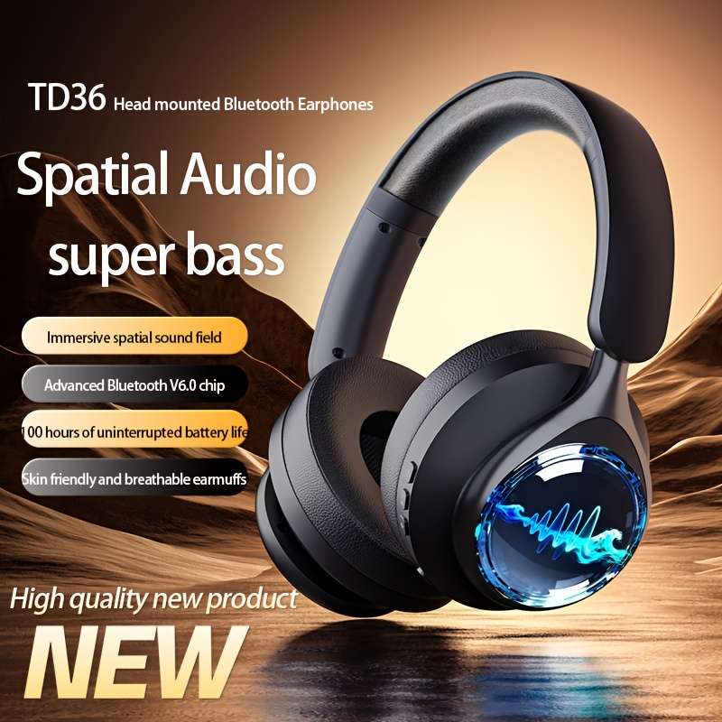 Headset Black Includes 2 Pcs Earmuffs