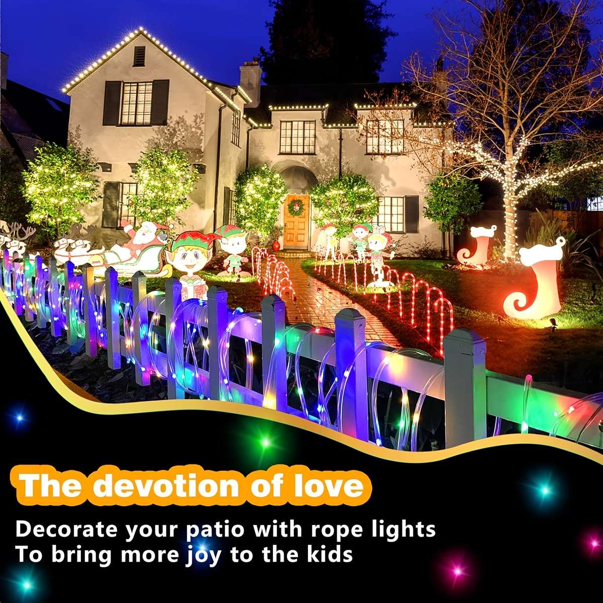 String Lights Color Multicolor Size7 Meters 23 Feet 50Led